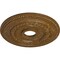 Ekena Millwork Oldham Ceiling Medallion (Canopies up to 8 5/8"), 18"OD x 3 3/8"ID x 7/8"P, Smokey Topaz Crackle CM18OL1STC - alternate 3